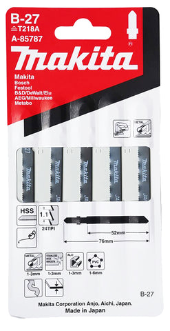 
          5 Metall-Stichsägeblätter Typ B-27
          A-85787
        