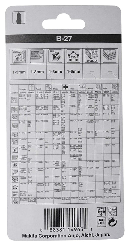 
          5 Metall-Stichsägeblätter Typ B-27
          A-85787
        