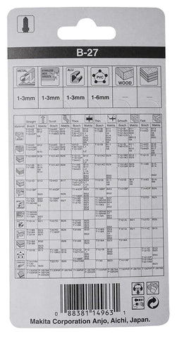 
          5 Metall-Stichsägeblätter Typ B-27
          A-85787
        
