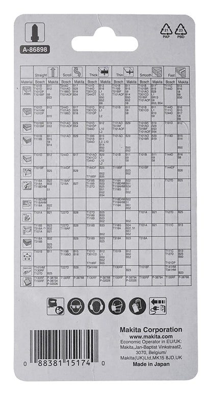 
          Set Stichsägeblätter x5
          A-86898
        
