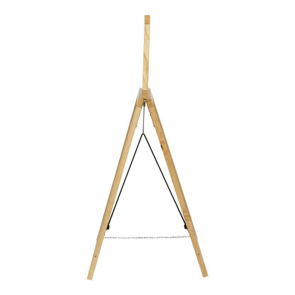 Securit® Holz Kundenstopper mit Topschild, 120x55cm, Buche, Outdoor