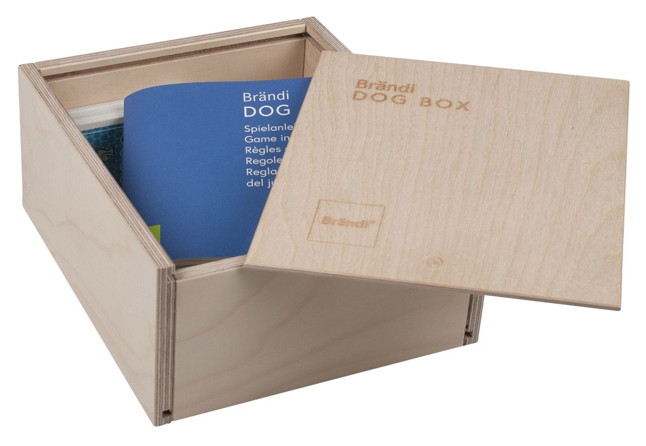 Dog Holzbox für 3, 4 und 6 Spieler