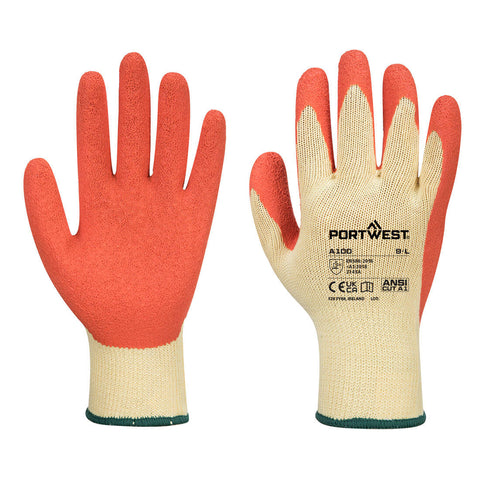 Portwest Grip Latex-Handschuh – A100 – Orange