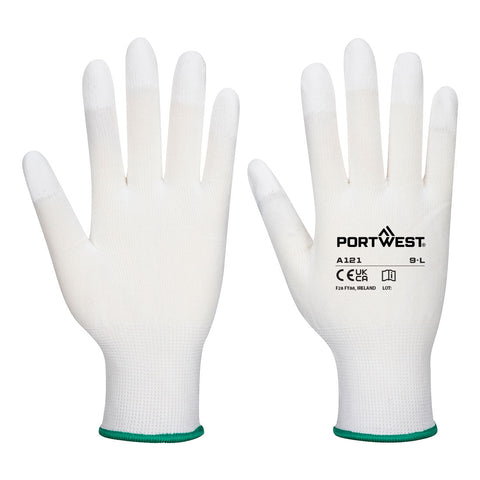 Portwest PU-Fingerkuppen Handschuh – A121 – Weiss