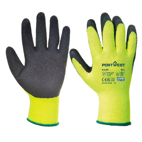 Portwest Thermo Grip Handschuh – A140 – Schwarz
