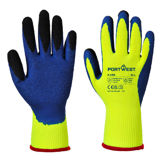 Portwest Duo-Therm Handschuh – A185 – Gelb/Blau