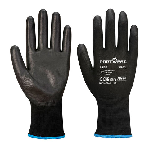 Portwest Touchscreen Handschuh – A195 – Schwarz