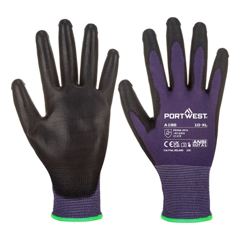 Portwest Touchscreen Handschuh – A195 – Lila/Schwarz