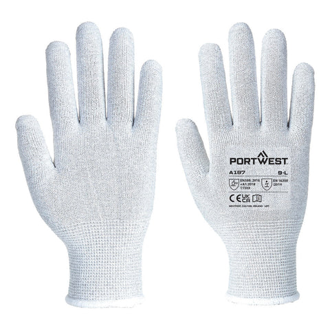 Portwest Antistatik-Schalenhandschuh – A197 – Grau