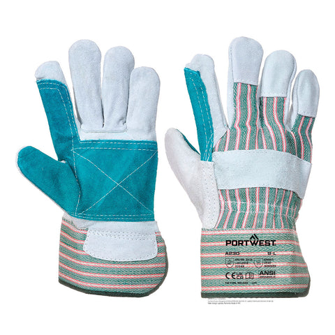 Portwest Double Palm Rigger Handschuh – A230 – Grau