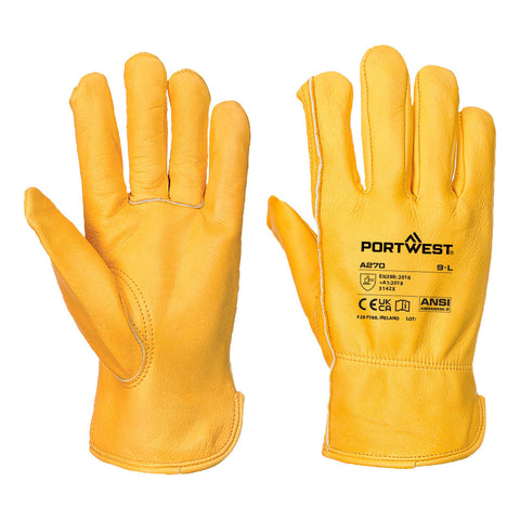 Portwest Classic Driver Handschuh – A270 – Braun