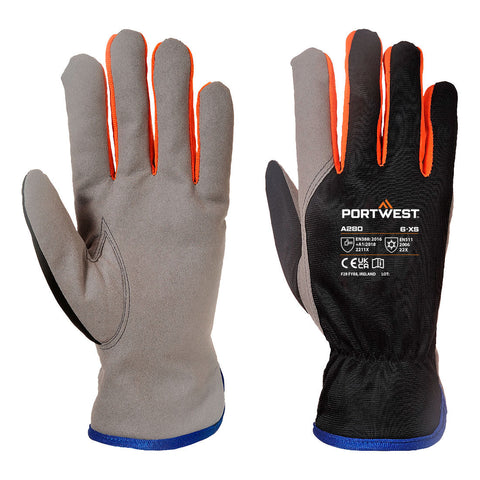 Portwest Wintershield Handschuh – A280 – Schwarz/Orange