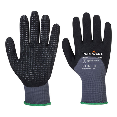 Portwest Dermiflex Ultra Plus Handschuh – A353 – Grau/Schwarz