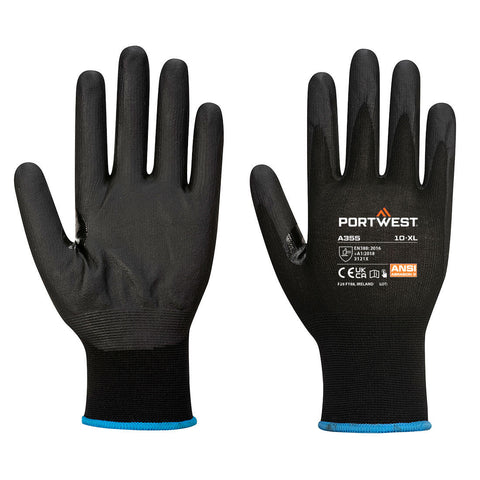 Portwest NPR15 Nitril-Schaumstoff-Touchscreen-Handschuh PK12 – A355 – Schwarz