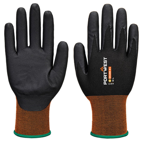 Portwest GP Grip 21 Nitril Mikroschaum Handschuh – A377 – Schwarz