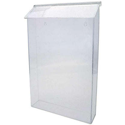 Acryl Prospektbox für Kundenstopper, Wandprospektbox