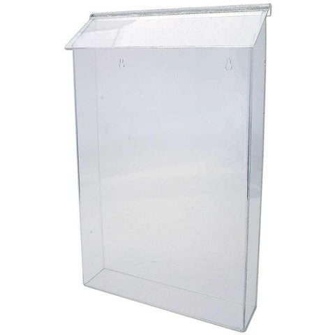 Acryl Prospektbox für Kundenstopper, Wandprospektbox