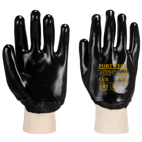 PVC-Handschuh Mit Strickbund