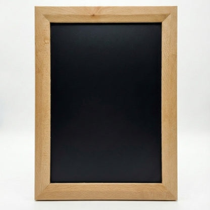 Wandkreidetafel 26 × 35 cm, magnetisch, Holzrahmen Buche – B-Ware / Abverkauf