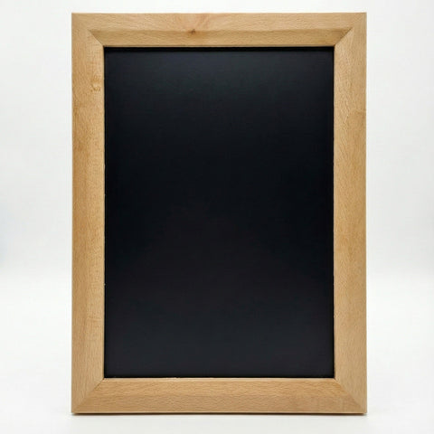 Wandkreidetafel 26 × 35 cm, magnetisch, Holzrahmen Buche – B-Ware / Abverkauf