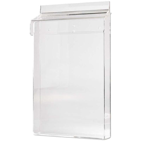 Acryl Prospektbox für Kundenstopper, Wandprospektbox