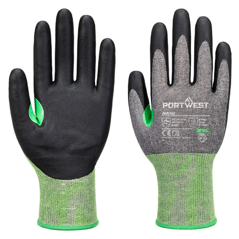 Portwest CS Cut C18 Nitril-Handschuh – A636 – Grau/Schwarz