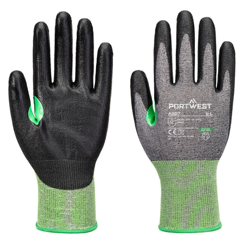 Portwest CS C18 PU-Schnittschutzhandschuh – A637 – Grau/Schwarz