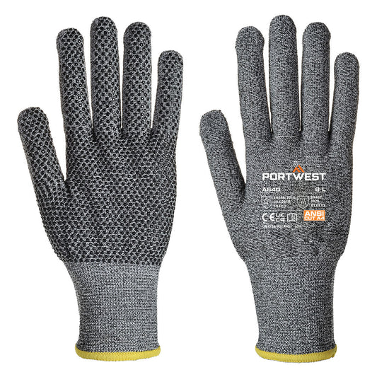 Portwest Sabre-Dot Schnittschutz-Handschuh – A640 – Grau