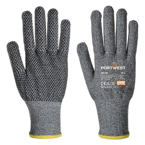 Portwest Sabre-Dot Schnittschutz-Handschuh – A640 – Grau