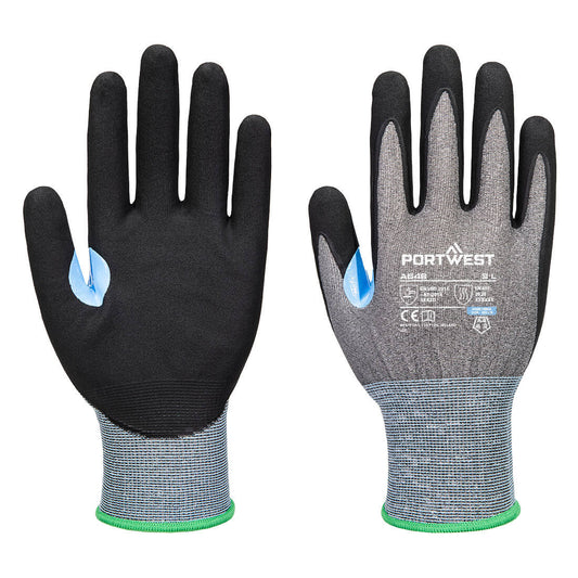 Portwest CS D21 Nitril Schnittschutzhandschuh – A648 – Grau/Schwarz