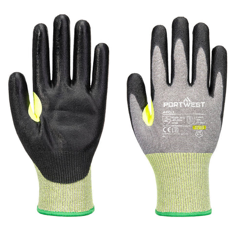 Portwest CS E15 PU Schnittschutzhandschuh – A651 – Grau/Schwarz