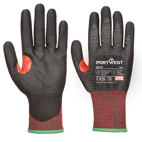 Portwest CS Cut F13 PU – A670 – Schwarz