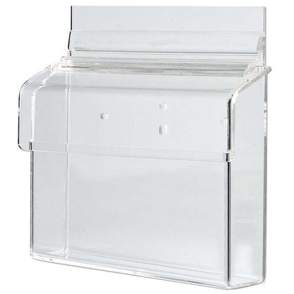 Acryl Prospektbox für Kundenstopper, Wandprospektbox