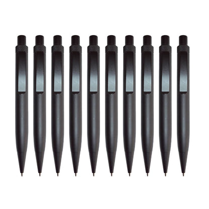 Beauty Kugelschreiber 10er Set – Aluminium, Druckmechanik, Parker-Mine, 13,5 cm
