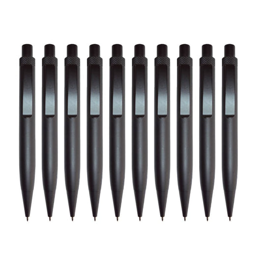 Beauty Kugelschreiber 10er Set – Aluminium, Druckmechanik, Parker-Mine, 13,5 cm