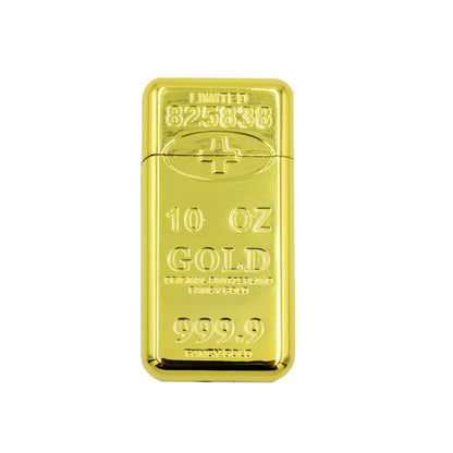 Gold Bar Feuerzeug in Goldbarren-Form mit Geschenkbox