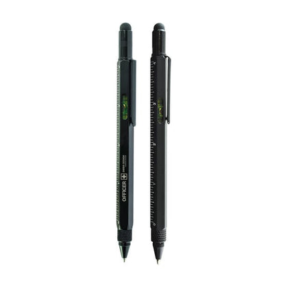 Workman's Multi Tool 8-in-1 Konstruktionsstift – Messing, Wasserwaage & Touch