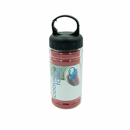 Feel Cool Kühltuch mit Karabinerflasche