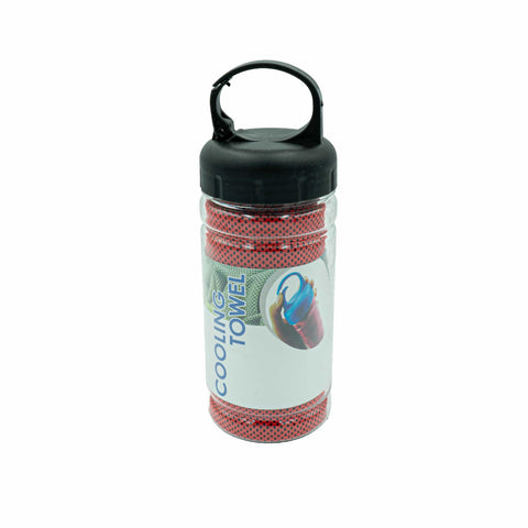 Feel Cool Kühltuch mit Karabinerflasche