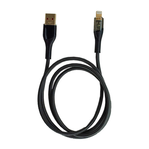 Lightning Ladekabel – 1 m, USB-A, Fast Charging, Nylongeflecht, für iPhone & iPad