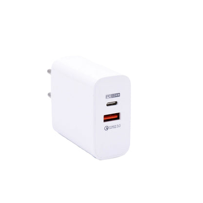 GaN Super Fast Wall Charger – USB-C 33W & USB-A 65W
