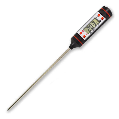 Grillthermometer mit Edelstahlsonde & Temperaturspeicher