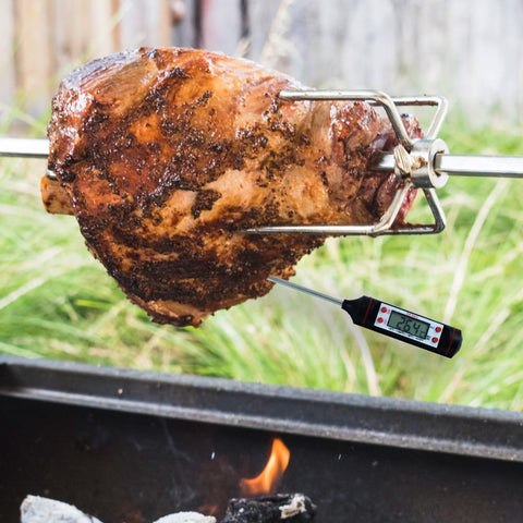 Grillthermometer mit Edelstahlsonde & Temperaturspeicher