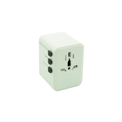 Kolumbus Weltreisestecker 4-in-1 – 150+ Länder, 2x USB-A & 2x USB-C, CE/RoHS