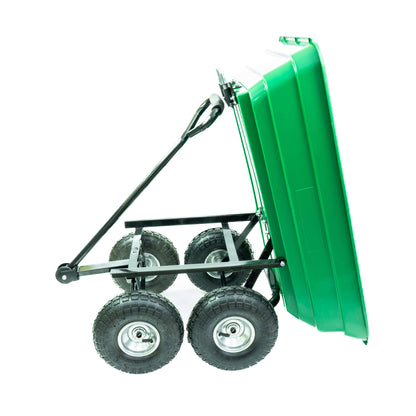 Gartenwagen mit Kippmulde – 93x52cm, Robust & Ergonomischer Griff
