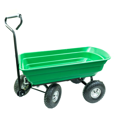 Gartenwagen mit Kippmulde – 93x52cm, Robust & Ergonomischer Griff