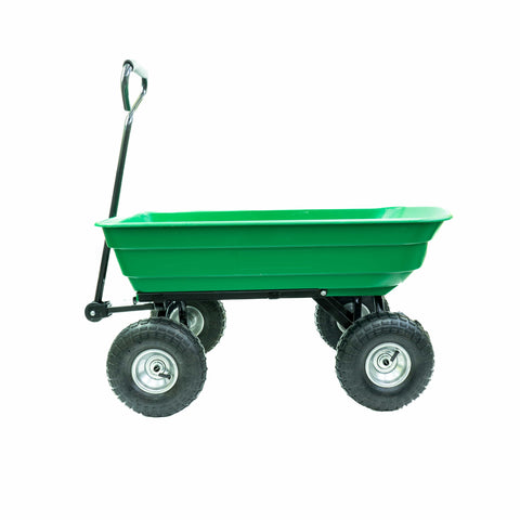 Gartenwagen mit Kippmulde – 93x52cm, Robust & Ergonomischer Griff