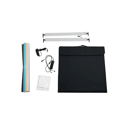 Fotobox 60x60x60cm – 5 Hintergründe für Professionelle Produktfotos