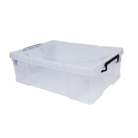 ClearBox Co - Stackable Storage Box 50L - Organize Easily, Stack & Save Space 📦✨