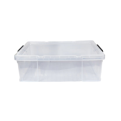 Aufbewahrungsbox Transparent Stapelbar 50L – 58,5x43x19,5cm mit Deckel